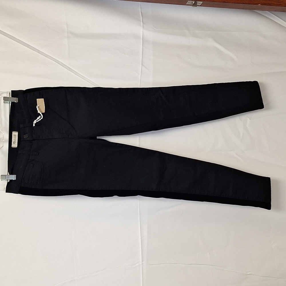 Madewell Tapered Pants: Velvet Tuxedo Stripe Edition H2258 Women's Size 28